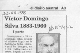 Víctor Domingo Silva 1883-1960  [artículo] Hernán de la Carrera Cruz.