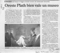 Oreste Plath bien vale un museo  [artículo].