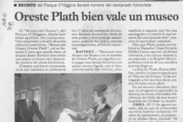 Oreste Plath bien vale un museo  [artículo].
