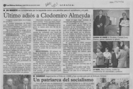 Ultimo adiós a Clodomiro Almeyda