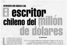 El escritor chileno del millón de dólares  [artículo] Lina Meruane.