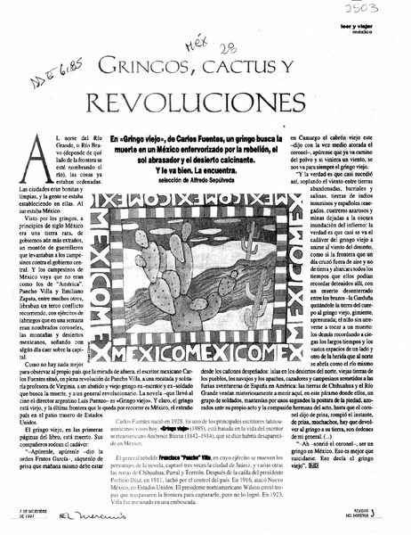 Gringos, cactus y revoluciones  [artículo].