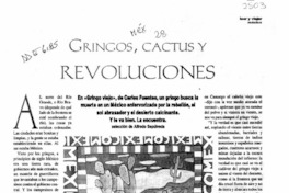 Gringos, cactus y revoluciones  [artículo].