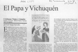 El Papa y Vichuquén  [artículo] Luis Vargas Saavedra.