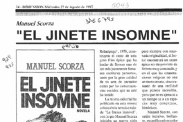 "El Jinete insomne"  [artículo].