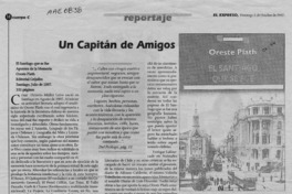 Un Capitán de amigos  [artículo] Gabriel Castro Rodríguez
