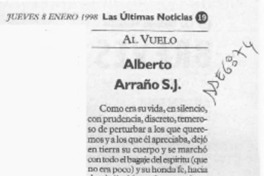 Alberto Arraño S. J.