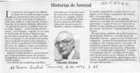 Historias de Juvenal  [artículo] Claudio Núnez.