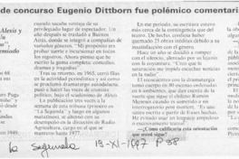 Ganador de concurso Eugenio Dittborn fue polémico comentarista político  [artículo].