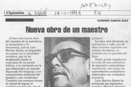 Nueva obra de un maestro  [artículo] Eugenio García Díaz.