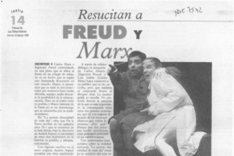 Resucitan a Freud y Marx  [artículo].