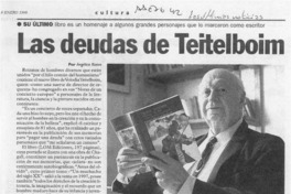 Las deudas de Teitelboim  [artículo] Angélica Rivera.