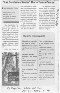 "Las Catedrales Verdes", María Teresa Penroz  [artículo].