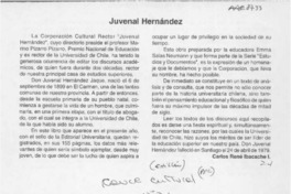 Juvenal Hernández  [artículo] Carlos René Ibacache I.