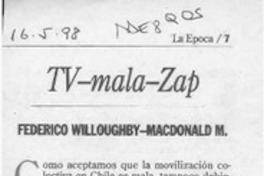 YV-mala-Zap  [artículo] Federico Willoughby Mac Donald M.