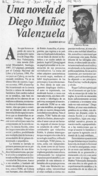 Una novela de Diego Muñoz Valenzuela  [artículo] Ramiro Rivas.