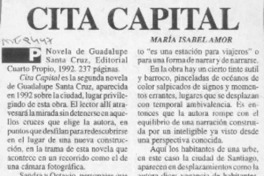 Cita capital  [artículo] María Isabel Amor.