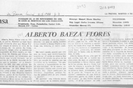 Alberto Baeza Flores  [artículo].