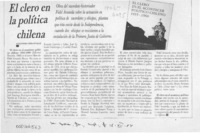 El clero en la política chilena  [artículo] Alejandro Vera Ovalle.
