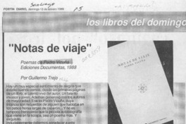 Notas de viaje  [artículo] Guillermo Trejo.