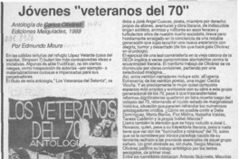 Jóvenes "veteranos del 70"  [artículo] Edmundo Moure.
