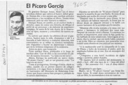 El pícaro García  [artículo] Antonio Rojas Gómez.