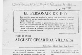 Augusto César Roa Villagra  [artículo] Miguel Angel Roa Rioseco.