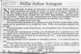 Willie Arthur Aránguiz