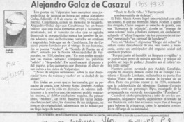 Alejandro Galaz de Casazul