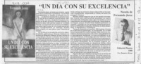 "Un día con su excelencia"  [artículo] Ramiro Rivas.