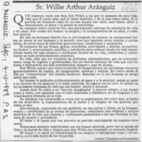 Sr. Willie Arthur Aránguiz