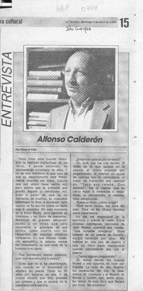 Alfonso Calderón  [artículo] Plinio el Viejo.