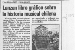 Lanzan libro gráfico sobre la historia musical chilena