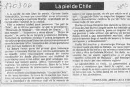 La piel de Chile  [artículo] Fernando Arriagada Cortés.
