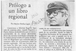 Prólogo a un libro regional  [artículo] Marino Muñoz Lagos.