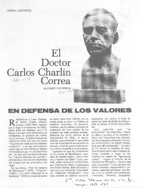 El doctor Carlos Charlín Correa