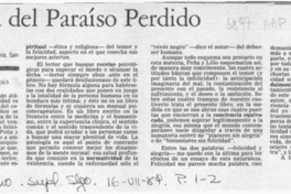 En busca del paraíso perdido  [artículo] J. Miguel Ibáñez Langlois.