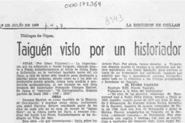 Traiguén visto por un historiador  [artículo] César Villarreal.