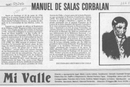 Manuel de Salas Corbalán  [artículo].