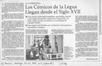 Los cómicos de la legua llegan desde el siglo XVII  [artículo] Mónica Villarroel M.