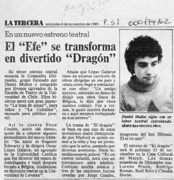 El "Efe" se transforma en divertido "Dragón"  [artículo].