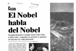 El Nobel habla del Nobel  [artículo] Ramiro Cristóbal.