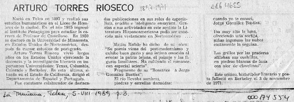 Arturo Torres Rioseco  [artículo].