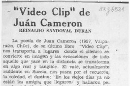 "Video Clip" de Juan Cameron