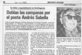 Doblan las campanas por el poeta Andrés Sabella  [artículo].