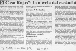 "El caso Rojas", la novela del escándalo  [artículo] V. M.