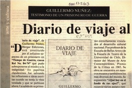 Diario de viaje al infierno  [artículo] Virginia Vidal.