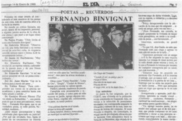 Fernando Binvignat  [artículo] Guido Bertin S.