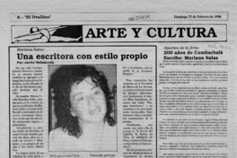 200 años de Combarbalá  [artículo] Mariana Salas.