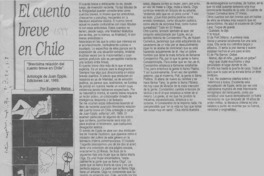 El cuento breve en Chile  [artículo] Eugenio Matus.
